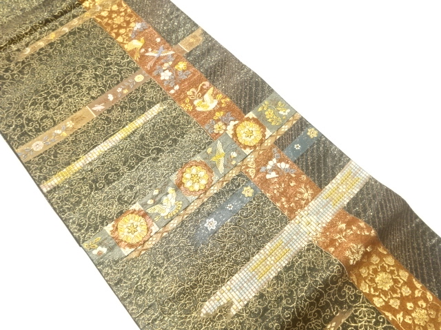 Japanese Kimono / Fukuro Obi Silk